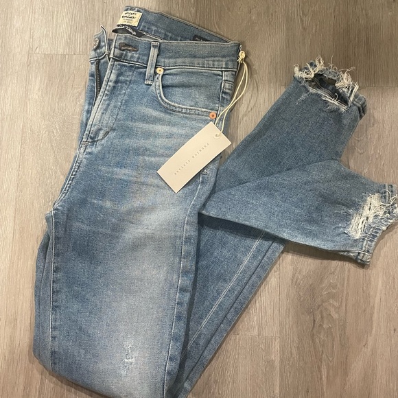 NWT Citizens of Humanity Sculpt Rocket High Rise Skinny 26 Small Talk NEW - Picture 6 of 7